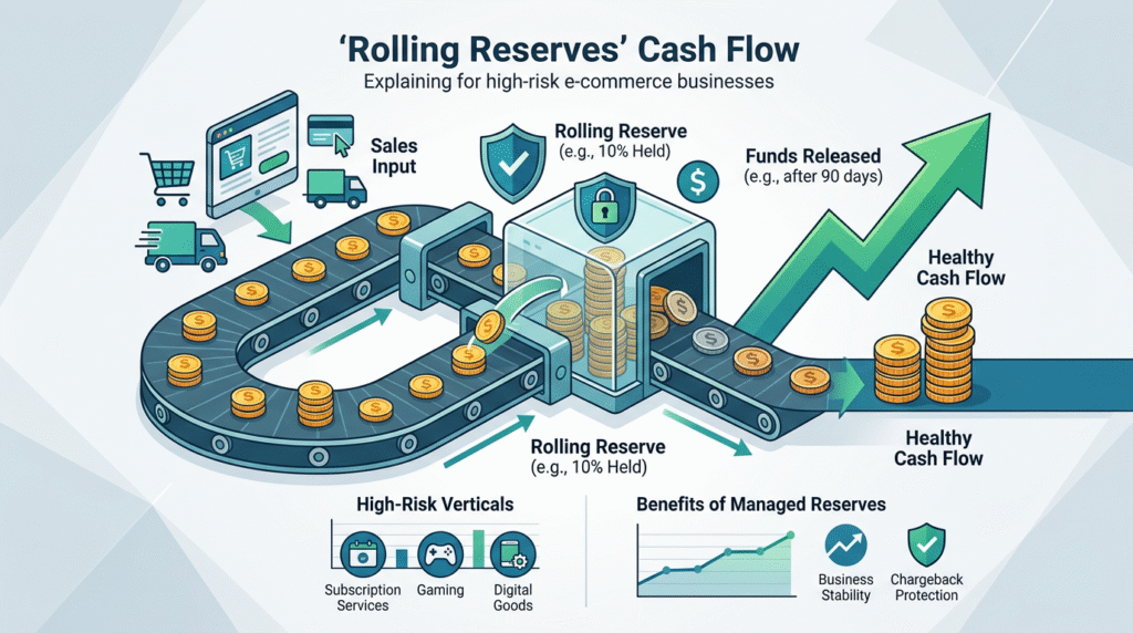 rolling reserves for high-risk merchants